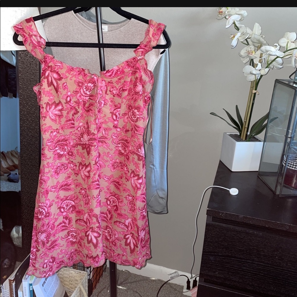 Pink Floral dress